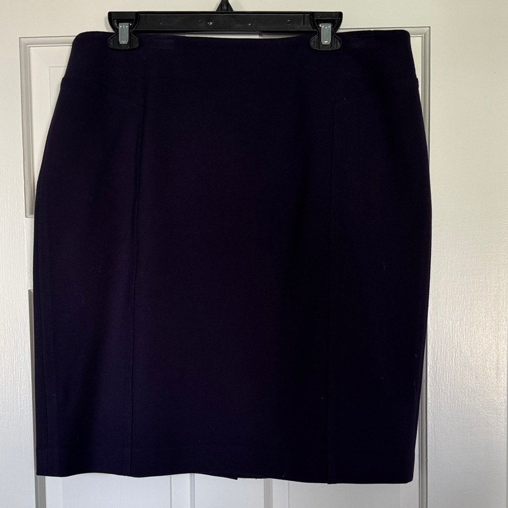 Halogen Dark Purple Pencil Skirt size 14
